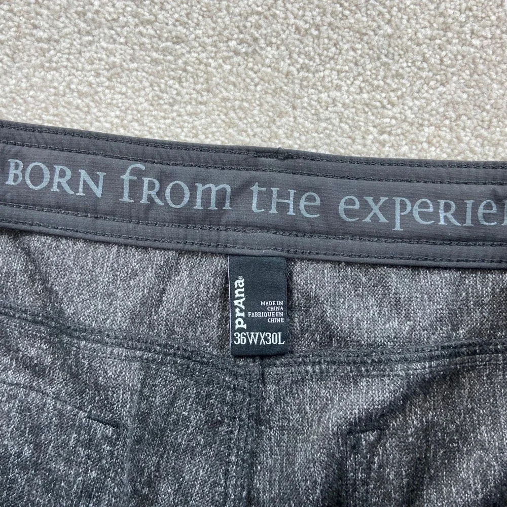 Prana Zion Cargo Pants Mens 36x30 Black Fleece Lined Hiking Outdoor M41173008